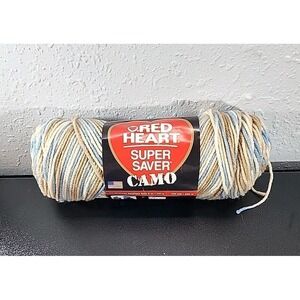 Red Heart Yarn Super Saver Worsted: Lot of 1 in color Mirage Lot 2610